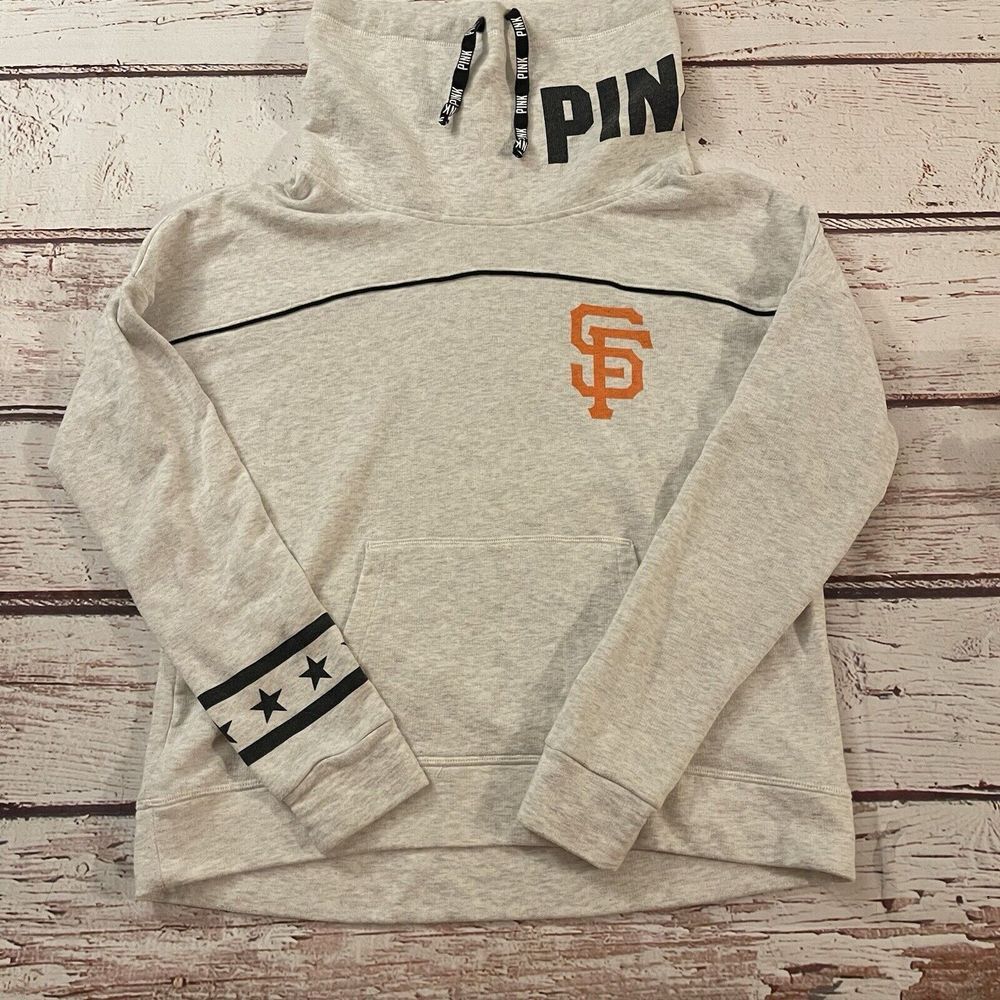 Pink By Victorias Secret & 5th & Ocean San Francisco Giants Pullover Medium MLB‎